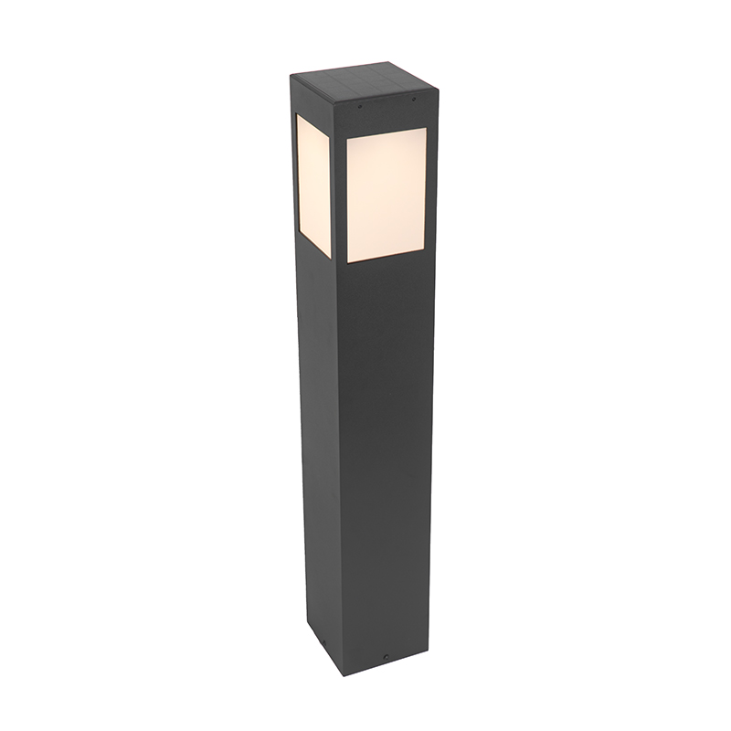 Bild von QAZQA Standing outdoor lamp black IP65 incl. LED solar – Charlotte