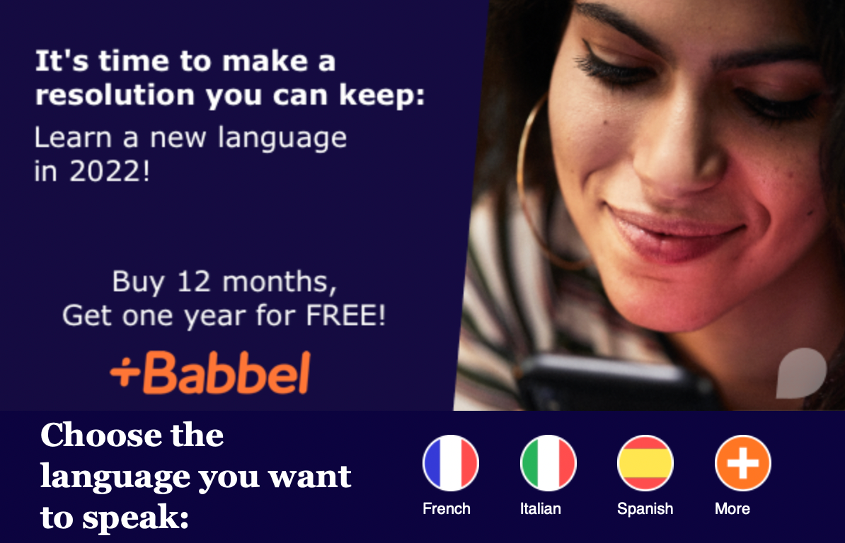 Bild von Learn a new language with Babbel