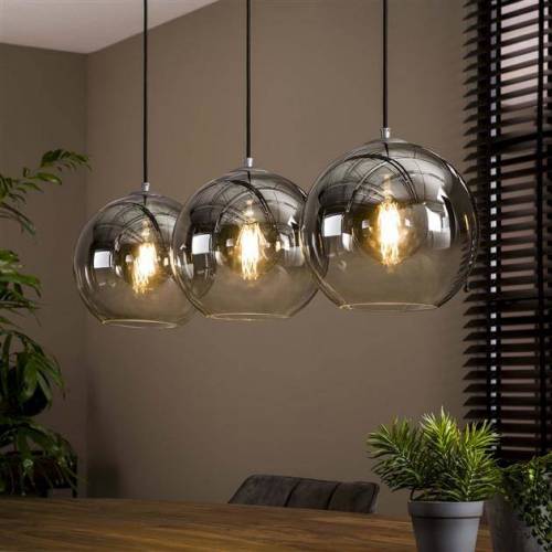 Bild von Furnwise Modern ceiling light Mia 3L bubble shaded
